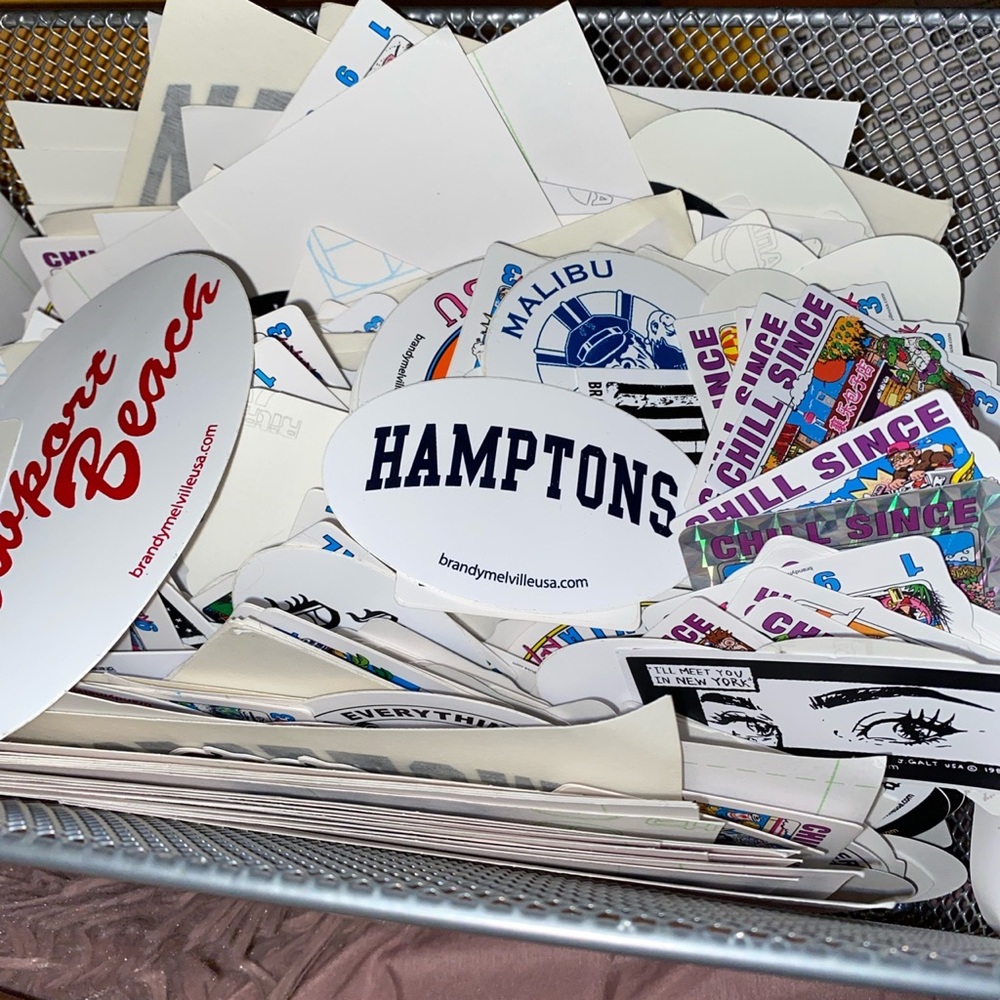 BRANDY MELVILLE STICKERS